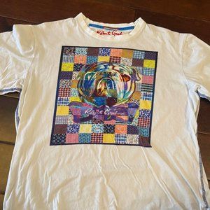 Robert Graham Bulldog Bowtie T-Shirt M